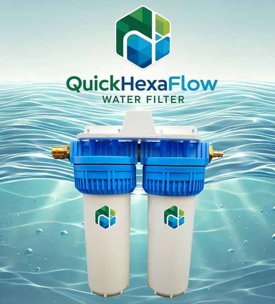 QuickHexaFlow Double | Untertischfilter (Basic)