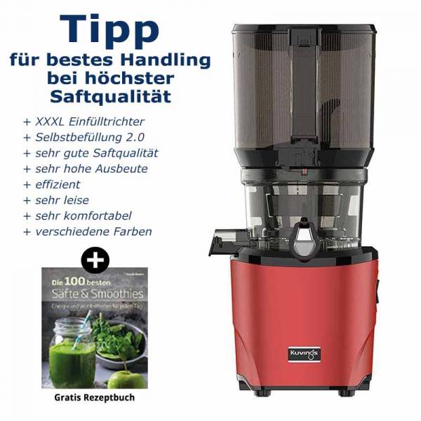 Kuvings AUTO10 Whole Slow Juicer (7.Generation) | Vorführgerät rot