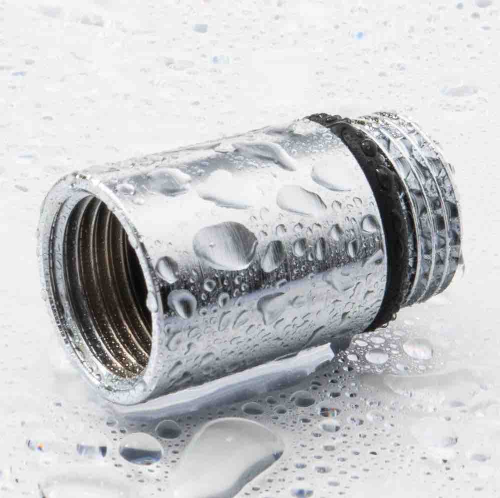 Wasserfilter-Konfigurator – den richtigen Filter finden gerades Duschgriff Endstück / Verlängerung (verchromtes Messing)