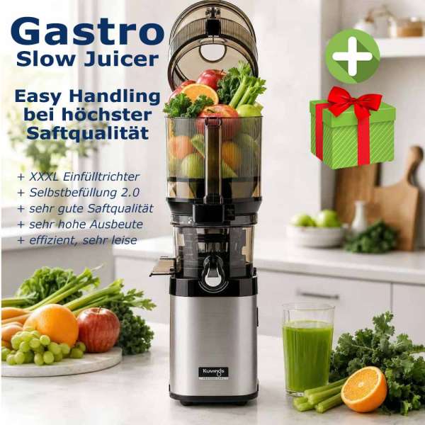 Kuvings Chef CS800 | Gastro Slow-Juicer 2026 für gewerblichen Einsatz