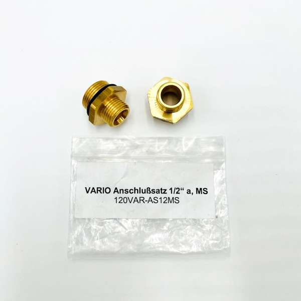 Carbonit VARIO | QuickHexaFlow | Anschluss-Satz 1/2 | 3/8 Zoll 1/2 Zoll