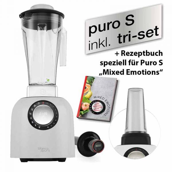 Bianco Puro S Hochleistungsmixer inkl. Tri-Set