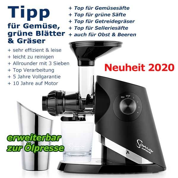 Sana Supreme EUJ-727 Slow Juicer (Vorführgerät)