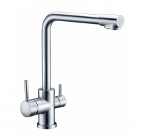 Wasserhahn 3in1 | AVANTGARDE | Edelstahl Massiv