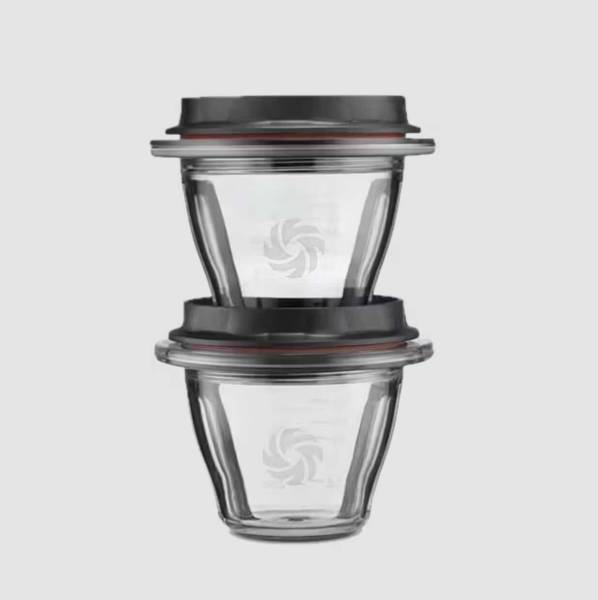 Vitamix 2 x 225ml Behälter ohne Messerblock für Personal Cup Adapter