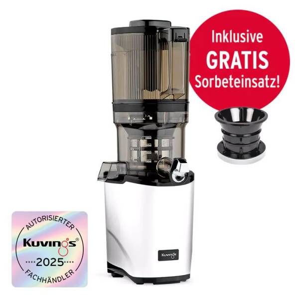 Kuvings AUTO8 Whole Slow Juicer (7.Generation) | Vorführgerät weiß