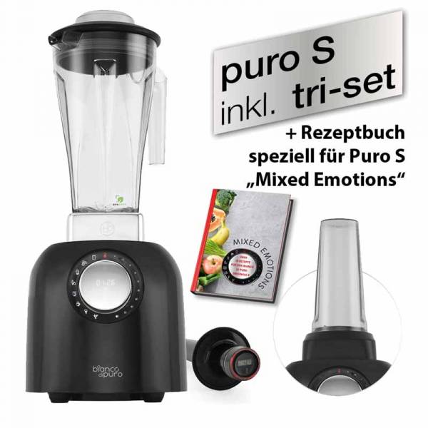 Bianco Puro S Hochleistungsmixer inkl. Tri-Set (Vorführgerät)