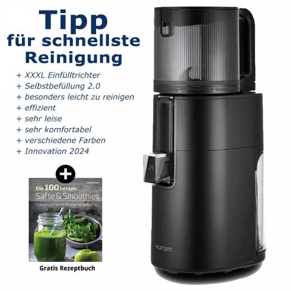 Hurom H400 Whole SlowJuicer (Easy Serie) Vorführgerät mattschwarz