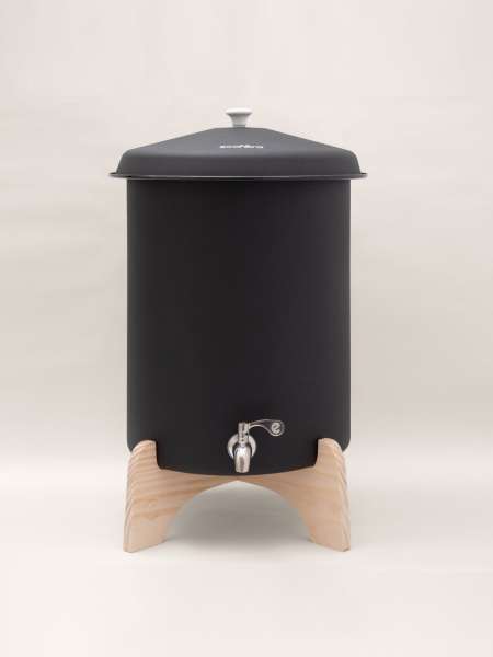 Ecofiltro Holzstaender 20L Frontansicht