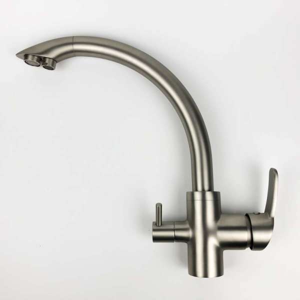 Wasserhahn 3in1 GRANDE (4 Farben) brushed nickel