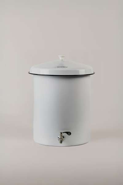 Ecofiltro 20L Weiss Frontansicht