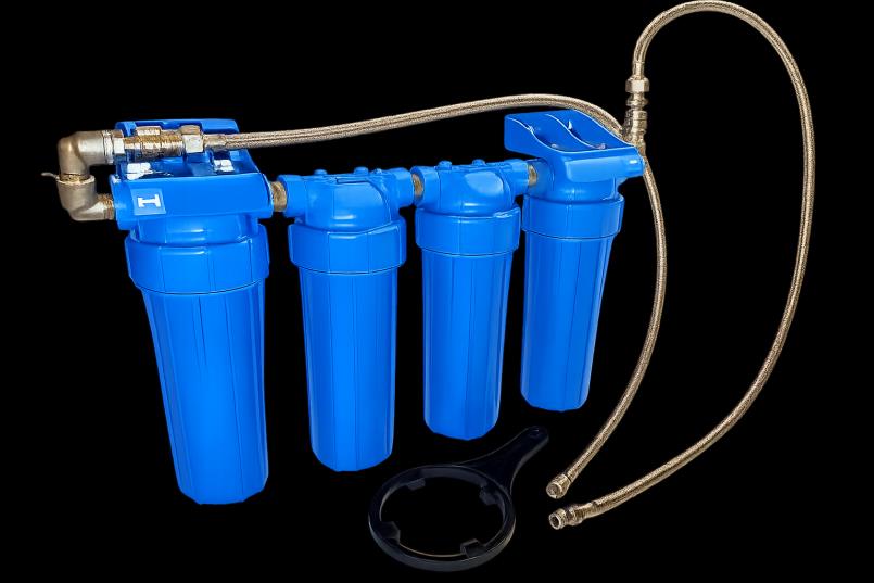 AQUOSS QUATTRO mini wall Untertisch-Wasserfilter